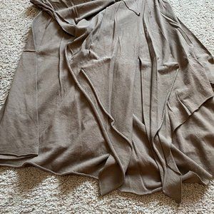 NWT - Xhilaration Brown Knee Length Skirt